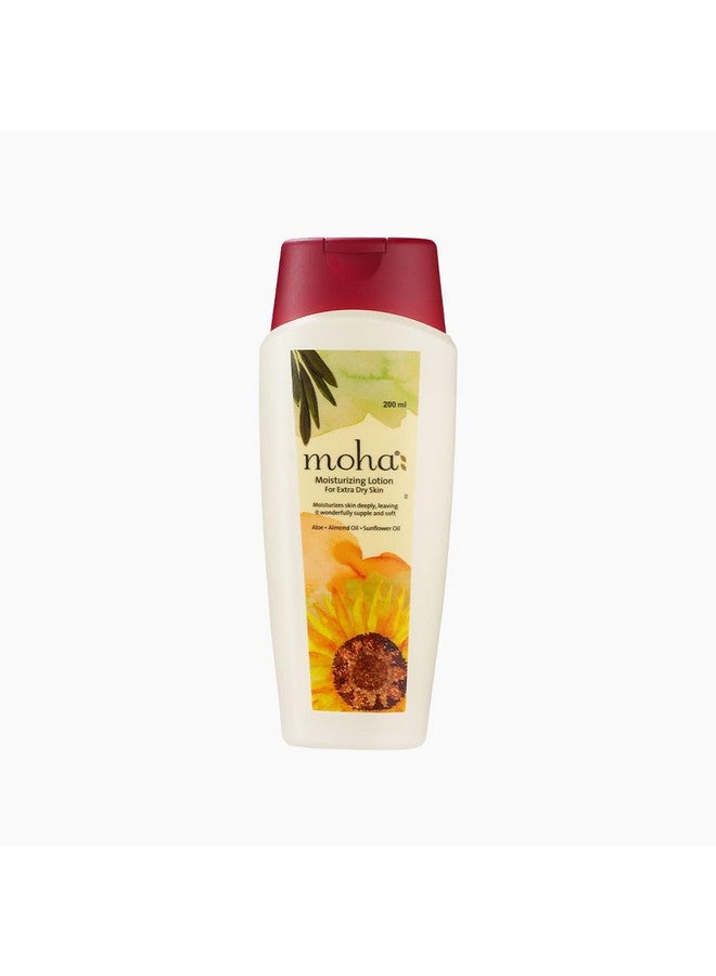 Moha: Moisturizing Lotion For Extra Dry Skin Deep Moisture For Face & Body With Benefit Of Aloe Gel, Almond, Coconut & Olive Oil - 200Ml (Pack Of 1) - Image 1