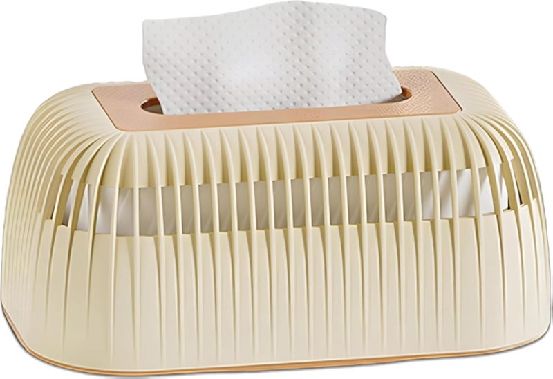 حامل مناديل أنيق - تصميم أكريليك أنيق لسهولة الوصول إلى المناديل، مثالي لديكور المنزل، مثالي لأي غرفة تحتاج إلى لمسة من الأناقة والعملية.