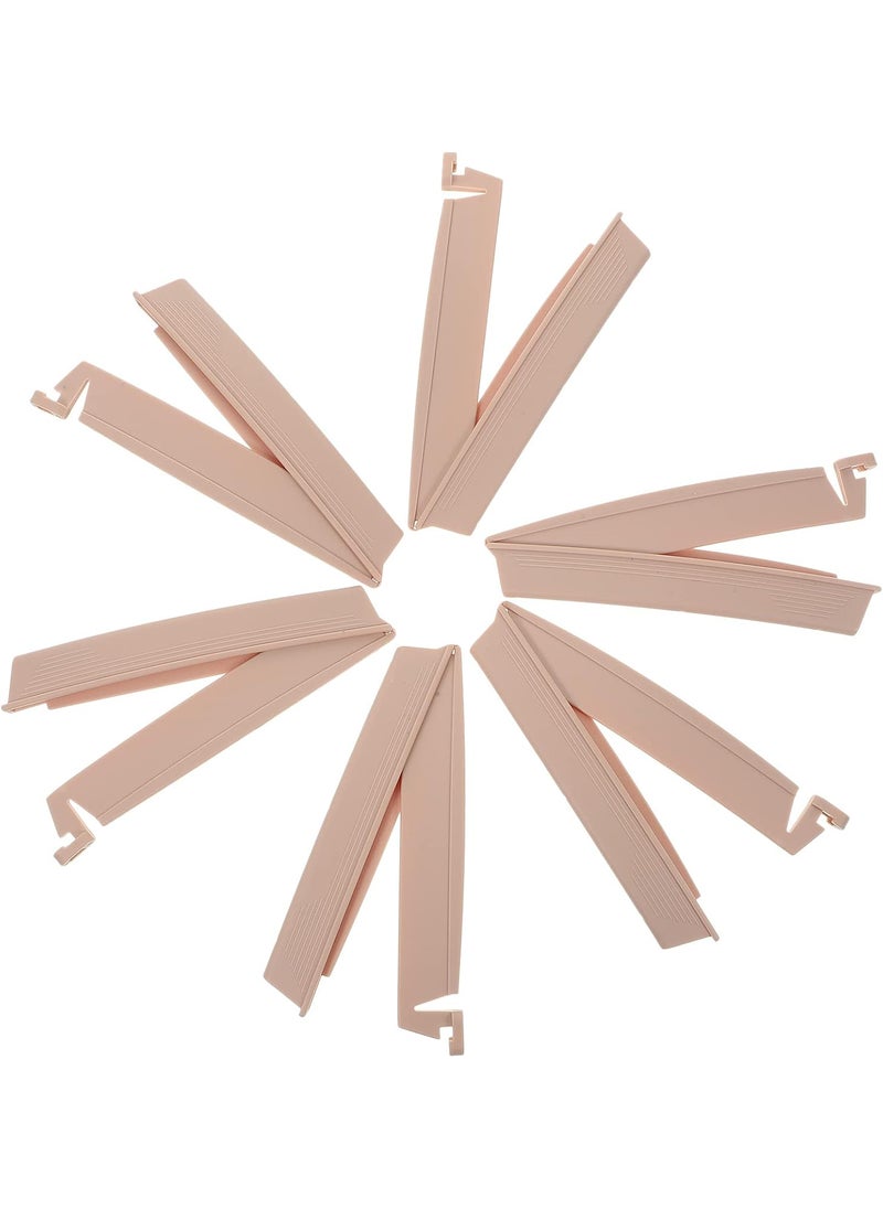 Healifty Healifty 6pcs Drainable Pouch Clamp Set Colostomy Bags Supplies Clip Ostomy Drain Bag Tail Closure Sealing Clamps Leakage for Stoma Care 