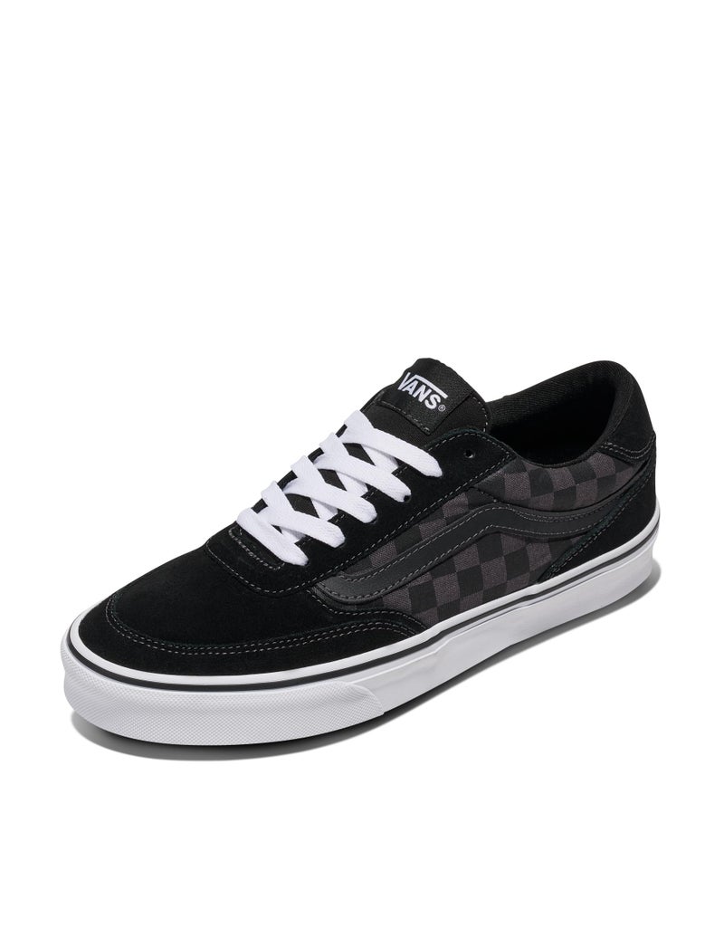 Vans Men's Brooklyn LS Shoe | Low-Top Sneakers for Everyday Wear, Walking, Work & Fashion, Black Asphalt, 10 - Image 1