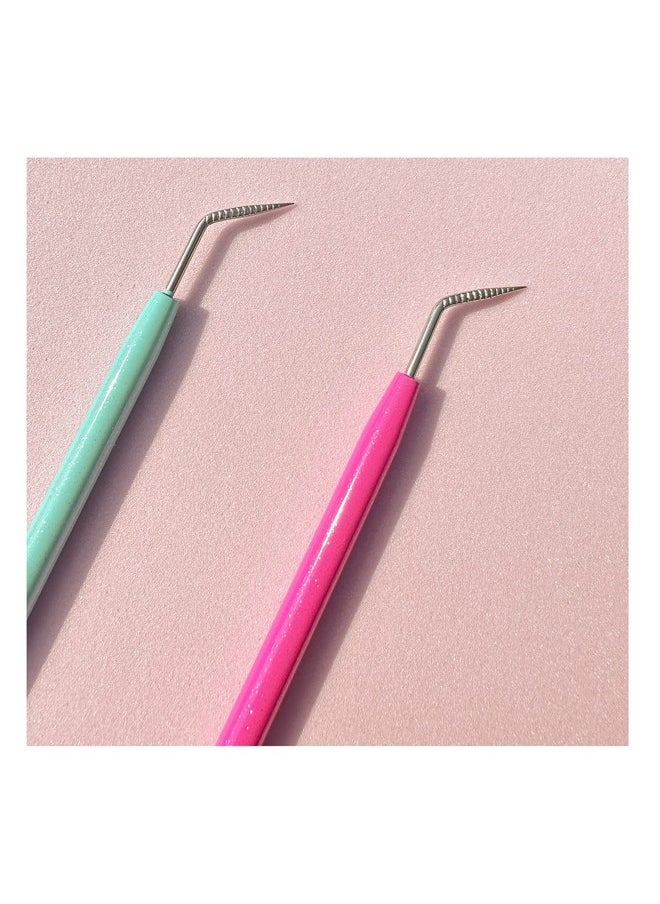 Metal Lash Lift Tool Set 2 Pcs Upgrade Eyelash Separate Tools With Groove Like Y Brush Lash Comb Mini Size For Females Small Hand Popular Eyelash Lifting Stick Pink + Blue Reusable 1000 Usage - pzsku/Z4E02F1C573EA1BA8B2F7Z/45/_/1720009022/30097b38-c92c-4511-8391-95e38c244d23