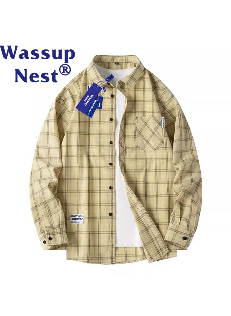 WASSUP NEST - New WASSUP NEST Pure Cotton Casual Loose  Jacket - Image 1