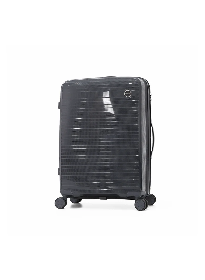 CAPITAL Durable PP Hard Shell Luggage Trolley Bag 5 Pieces Set,Grey (BC-12,S-20,M-24,L-28,XL-32 Inch)