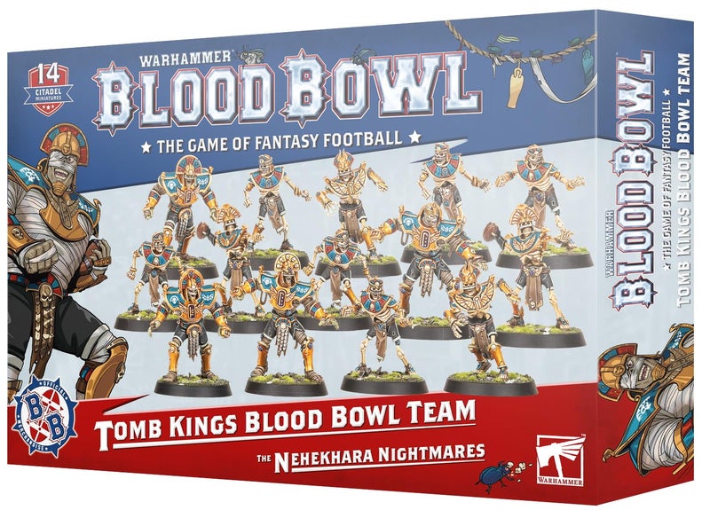 WARHAMMER Games Workshop Blood Bowl Tomb Kings Team The Nehekhara Nightmares - Image 3