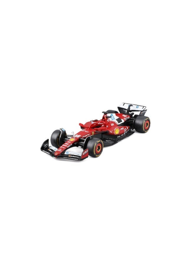 بوراجو نموذج سيارة مصبوب (Die-cast) من Bburago بمقياس 1:43 لسيارة فيراري SF-25 (لويس هاميلتون، رقم 44) المشاركة في سباقات الفورمولا 1 لموسم 2025. - Image 1