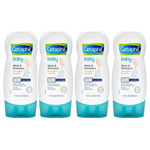 Cetaphil Baby Wash and Shampoo with Organic Calendula, 7.8 Ounce (Pack of 4) - Image 5