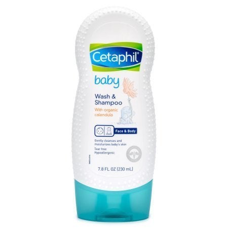 Cetaphil Baby Wash and Shampoo with Organic Calendula, 7.8 Ounce (Pack of 4) - Image 2