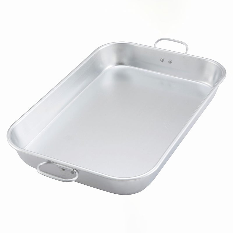 Winware 12Inch by 18Inch by 214Inch Aluminum Bake Pan with Drop Hand
