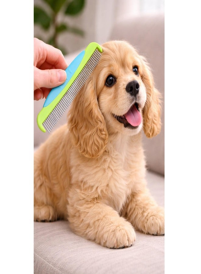 PUREPET Dog and Cat Grooming Rotating Pin Combs Choose Size or Full Set of Both Combs (7.25 in) - Image 5
