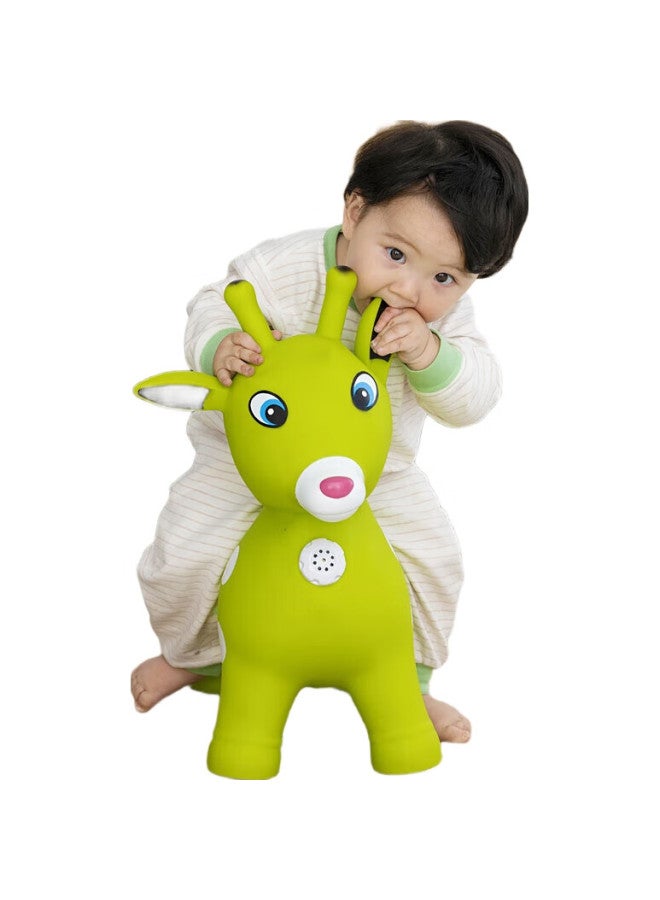 Haha Ball Hahaqiu Children'S Toy Musical Jumping Horse, Inflatable Little Leather Horse, 3-6 Years Old, Kindergarten Sensory Integration, Birthday And Holiday Gift - Image 1