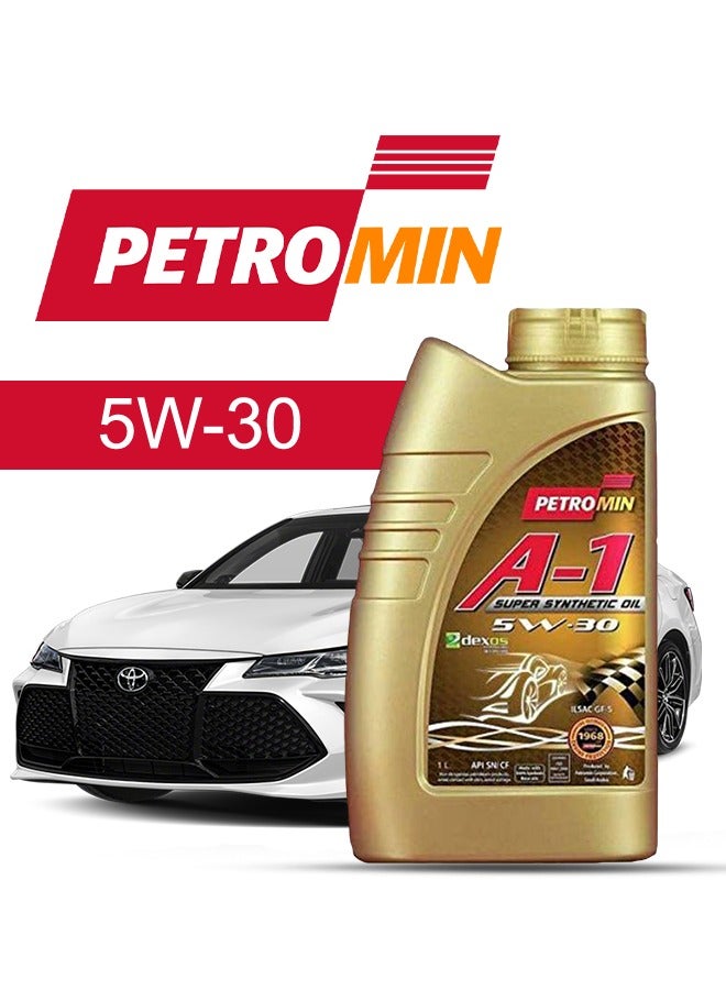 Petromin Engine Oil – For TOYOTA Avalon V6 2024 - 2009, 6 Liter,  5w30 Petromin - With Engine Oil Filter - 2009 2010 2011 2012 2013 2014 2015 2016 2017 2018 2019 2020 2021 2022 2023 2024