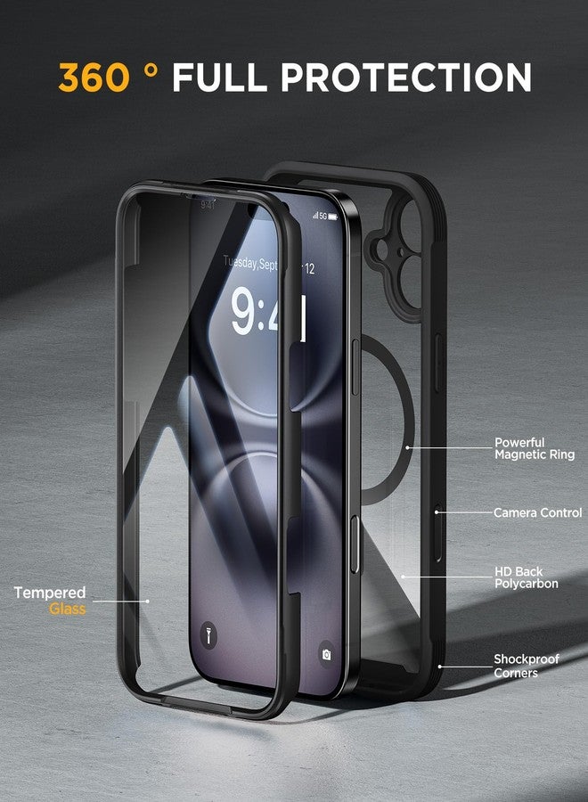 ميراكيس جراب Miracase أسود لهاتف iPhone 16 - Image 3