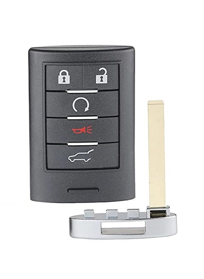Keyecu Smart Proximity Remote Key 5 Button for Cadillac SRX 2010 2011 2012 2013 2014 2015 FCC ID:NBG009768T - Image 1