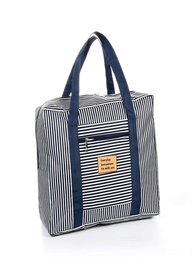 ORIGINAL MART Outdoor Camping Folding Cooler Hamper Zip Bag Box, Insulated Oxford Picnic, Aluminium Frame Handles Foldable Shopping Basket, Storage Bags, Free Size, Multicolour - Image 1