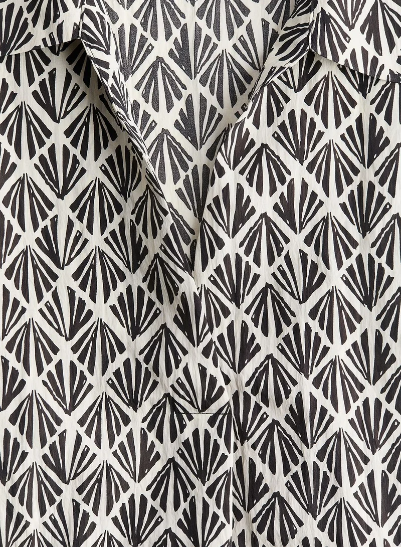 H&M Tie Detail Crop Top