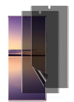 RINCO 2Pcs Privacy Hydrogel Screen Protector for Samsung Galaxy S24 Ultra 5G, Soft TPU Protective Film (Not Tempered Glass) [Clear HD] [High Sensitivity] [Face ID Unlock Compatible]  - Image 1