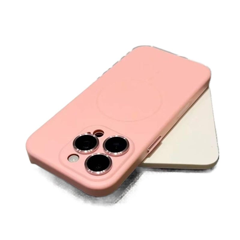 BB غطاء MagSafe، TPU حماية من السقوط، مقاوم للصدمات لـ iPhone 16 / 16 Plus / 16 Pro / 16 Pro Max، وردي مغناطيسي من مادة TPU باللون الوردي - Image 1