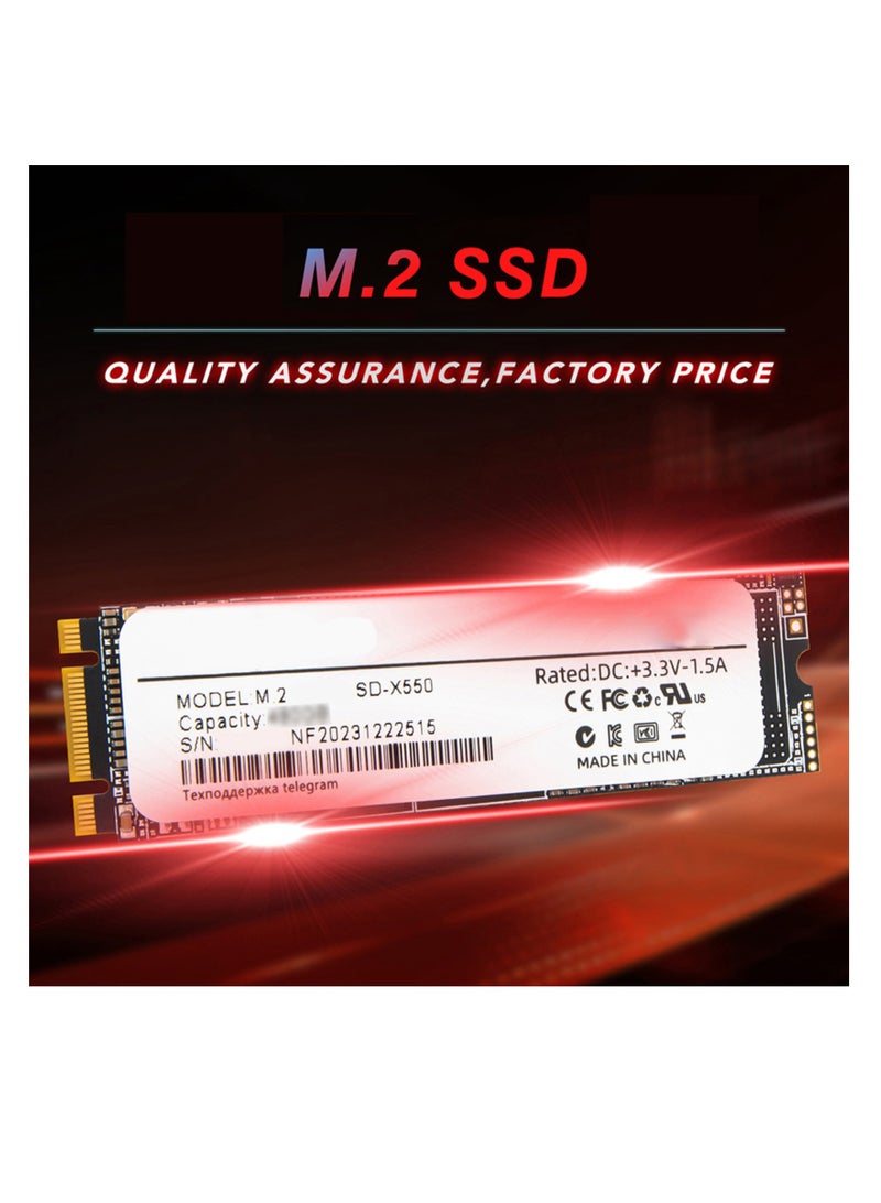 SSD Internal Solid State Drive 2TB, M.2 NGFF - Up to 520MB/s, with 3D TLC Flash Technology, Compatible with Desktop/Laptop/Notebook - Image 4