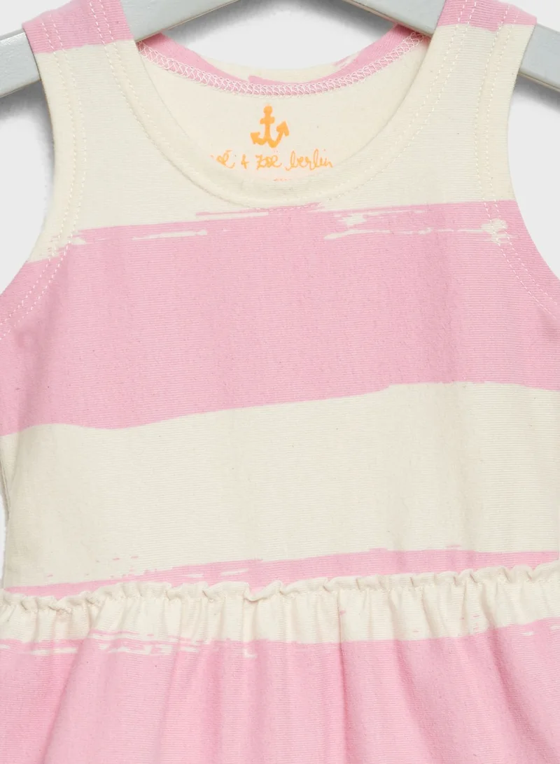 Noe & Zoe Infant Striped Dress