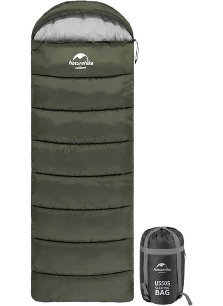 Naturehike U350 Envelope Style Hooded Sleeping Bag -13°c  - Image 1