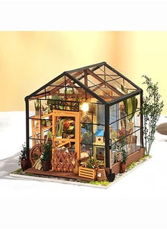 Rolife Diy Miniature Dollhouse Kitgreen House With Furniture And Ledwooden Dollhouse Kitbest Birthday And Valentine'S Day Gift For Women And Girls  - Image 2