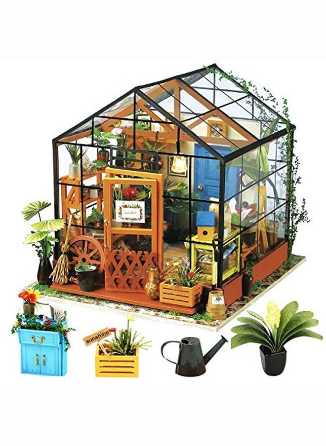 Diy Miniature Dollhouse Kitgreen House With Furniture And Ledwooden Dollhouse Kitbest Birthday And Valentine'S Day Gift For Women And Girls - pzsku/Z4E03F401C43AB0CC1221Z/45/_/1652698922/cb8d9074-50e2-4a31-bccd-8ea319141782