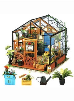 Rolife Diy Miniature Dollhouse Kitgreen House With Furniture And Ledwooden Dollhouse Kitbest Birthday And Valentine'S Day Gift For Women And Girls  - Image 1