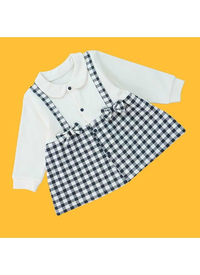 2pcs Black Checks Long Frock style Top with matching full Pants-12-18M - pzsku/Z4E03F4BDBE1318920D03Z/45/_/1740398996/8ae3ea49-b1a2-4d9d-b3ea-952ceb1cf5f4