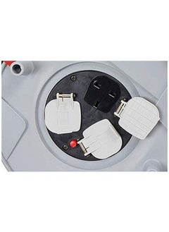 Brennenstuhl Garant S Compact Cable Reel 15m With 3Way Socket For Indoor Outdoor Use Stainless Steel Ergonomic Handle Black Cable  - Image 2