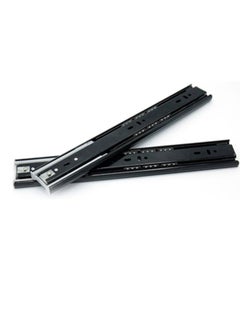 NIBEMINENT 2-Piece Ball Bearing Drawer Slide Black 18inch  - Image 3