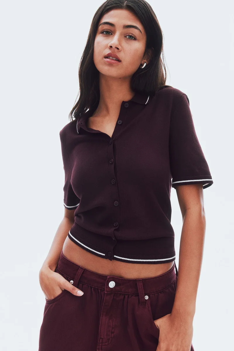 H&M Short-sleeved cardigan