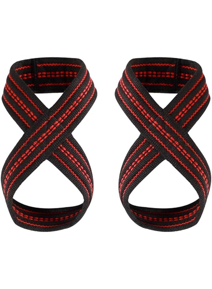 Generic Figure 8 Weight Lifting Straps for Deadlifts, Pull-Ups, Powerlifting & Gym Training – Heavy Duty Wrist Support  - Image 5