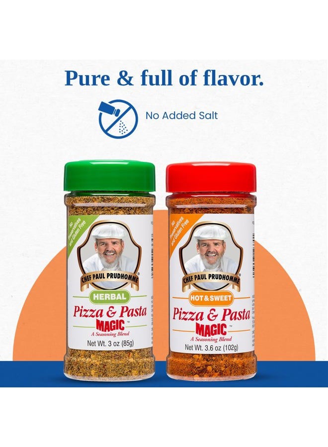 Chef Paul خلطات توابل برودوم السحرية حارة وحلوة للبيتزا والمعكرونة، بيتزا ومعكرونة بالأعشاب - Image 3