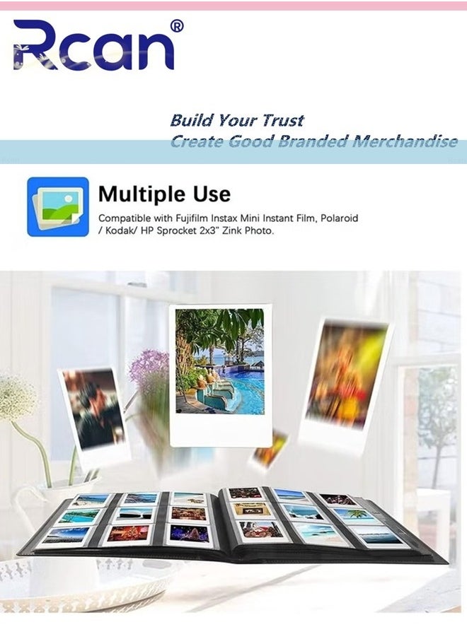 Rcan 360 Pockets Mini Photo Album for Fujifilm Instax Mini Camera for Polaroid Snap for Z2300 for Social Matic Instant Cameras & for Zip Instant Printer  - Image 3