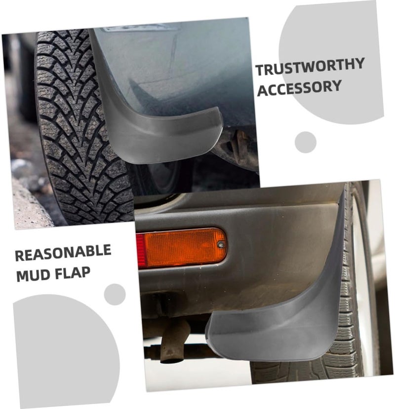 8pcs Universal Small Size Mud Guard Flaps Set Rear Wheel Mud Guards Splash for Car Tire Protection Car Exterior Accessories for Sedans Suvs Trucks - Image 3