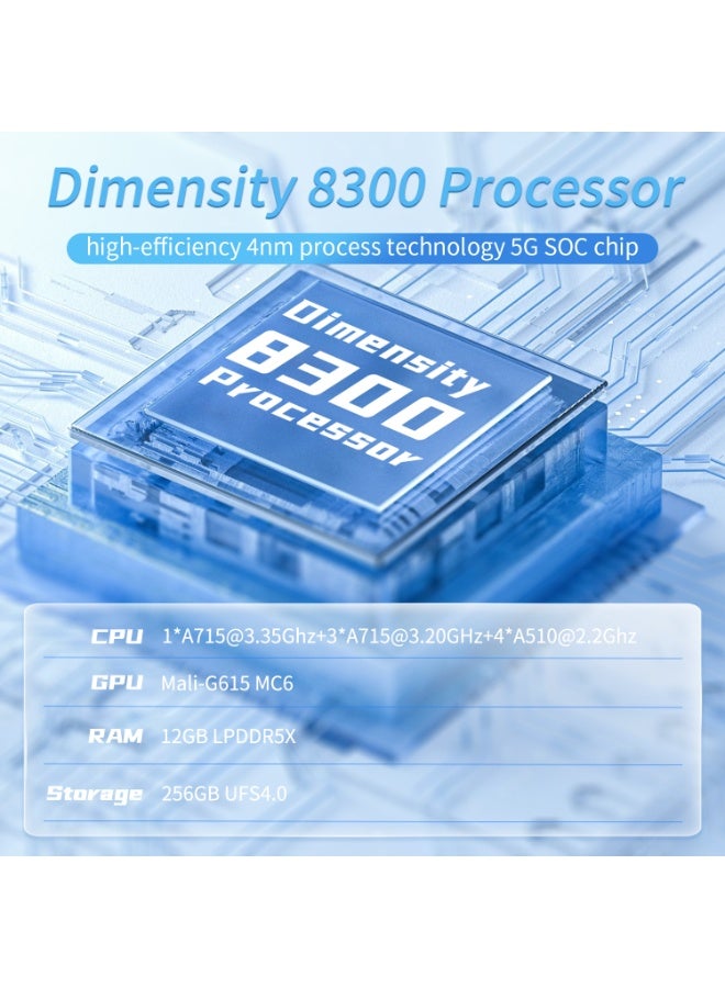 ANBERNIC  RG557 Retro Handheld Game Android 14 with 5.48 inch Touch OLED Screen DP and WiFi Bluetooth Hall Rocker Battery 5500mAh Dimensity 8300 flagship processor 12GB RAM 256GB Storage - Image 5