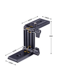 KASTWAVE Universal Flex Tilt Head Z Mount Bracket, Tripod Head Quick Release Plate Mounting for Monopod Slider Rail Cage Rig Stabilizer Gimbal for DSLR Camera for Canon, for Nikon, for Sony, for Panasonic  - Image 3