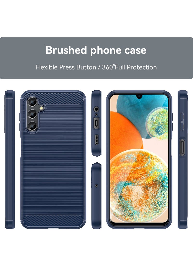 URBBKING Shockproof Protection Phone Case for Samsung Galaxy A14 4G/5G Blue - Image 2