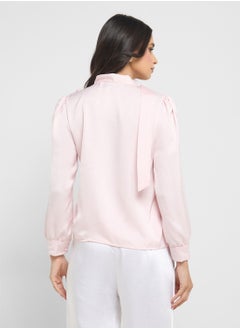 ELLA Top With Floral Neck Crossage  - Image 2