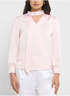 ELLA Top With Floral Neck Crossage  - Image 3