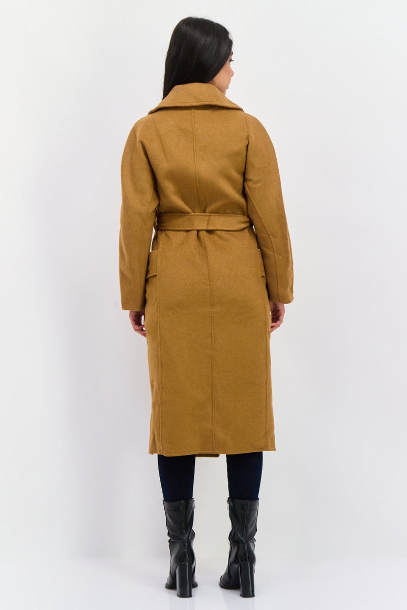 VERO MODA Women Solid Trench Coat, Brown  - Image 2