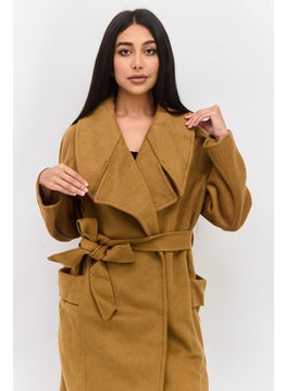 VERO MODA Women Solid Trench Coat, Brown  - Image 4