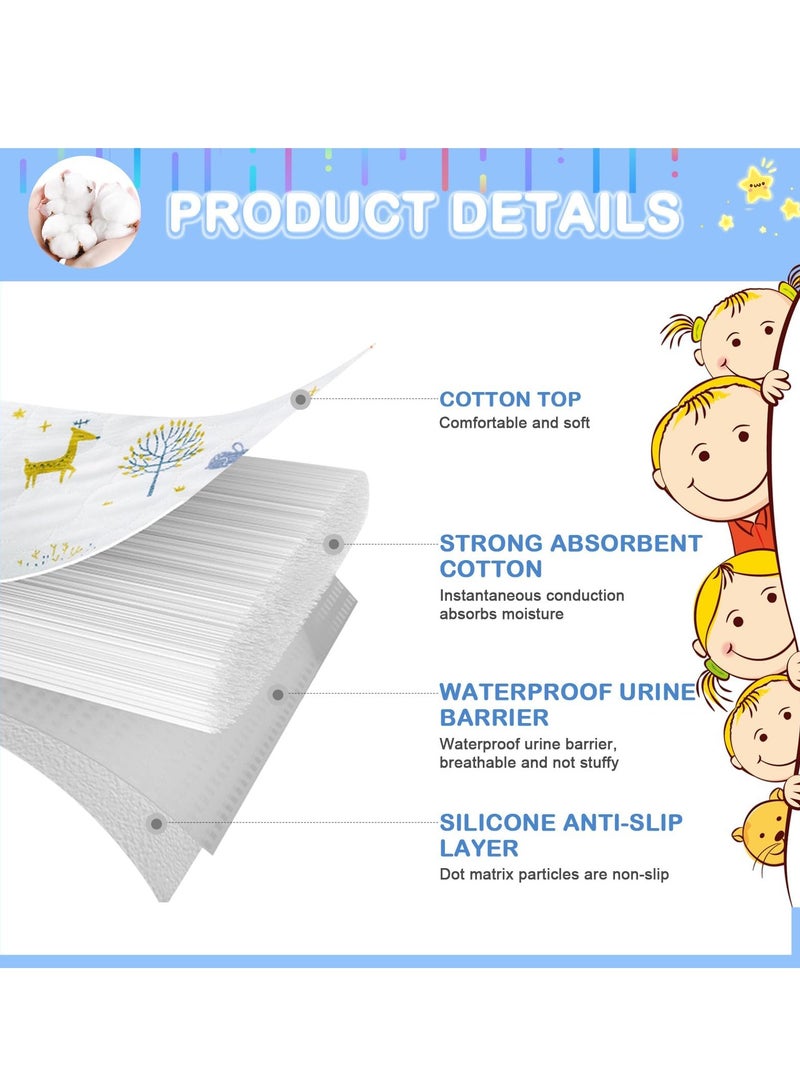 بيبي لاند وسادة سرير للتدريب على استخدام النونية قابلة للغسل ومقاومة للماء لترطيب السرير واقي مرتبة يناسب مفرد ممتاز المرحاض للاطفال الصغار 90 × 60 سم - Image 3
