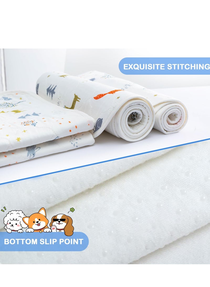 بيبي لاند وسادة سرير للتدريب على استخدام النونية قابلة للغسل ومقاومة للماء لترطيب السرير واقي مرتبة يناسب مفرد ممتاز المرحاض للاطفال الصغار 90 × 60 سم - Image 4