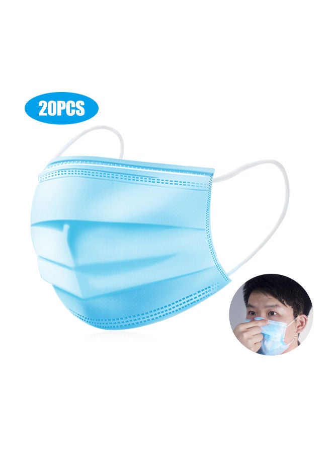 NIBEMINENT 20-Piece 3 Layer Disposable Face Mask - Image 3