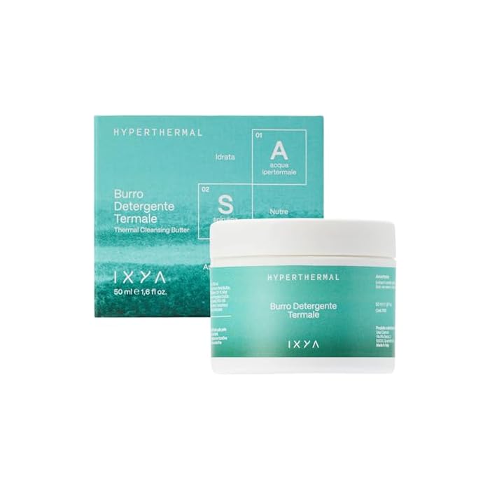 Thermal Cleansing Butter with Hyperthermal Water, Ischia Spirulina & Vitamin E - Gentle Makeup Remover for Sensitive Skin, 1.6 fl oz