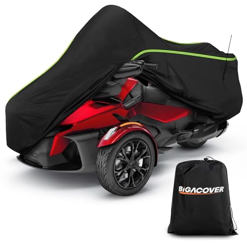 BIGACOVER for Can-Am Spyder RT Full Cover - Waterproof, Sun & Heat Protection, Heavy Duty All Weather Protection - 2020-2025 RT Touring/Sports ST - Image 1