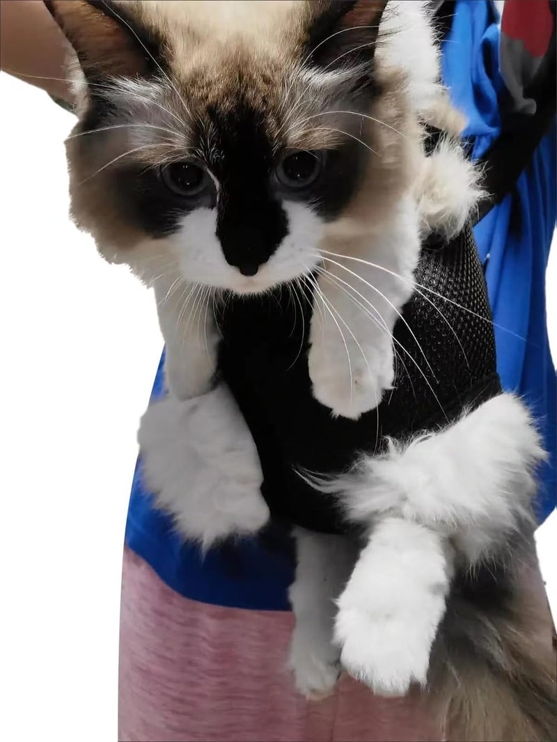 Azonee Foldable Pet Carrier Backpack Small Apricot, Adjustable Legs-Out Front Dog Cat Carrier for Traveling, Hiking, Camping – Lightweight Hands-Free Backpack for Pets up to 8LB, Back Length 9.8", Chest 15.7" Upgraded quality - Image 2