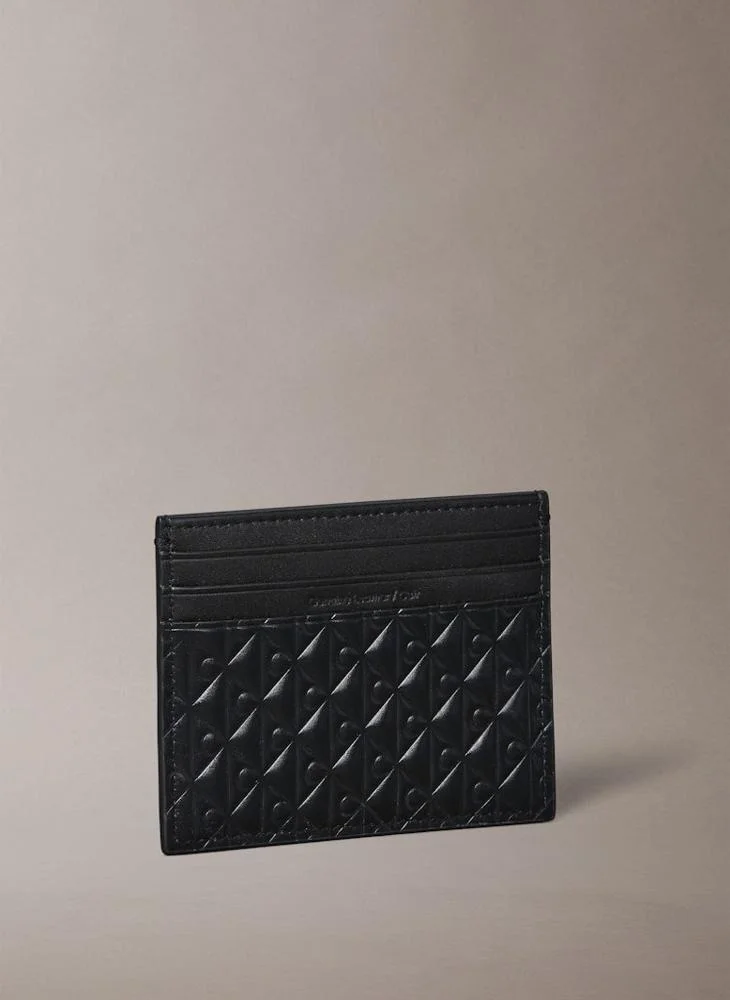 CALVIN KLEIN EMBLEM EMBOSS CARD holder