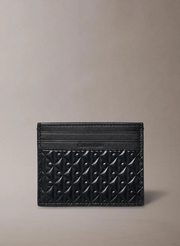 CALVIN KLEIN EMBLEM EMBOSS CARD holder